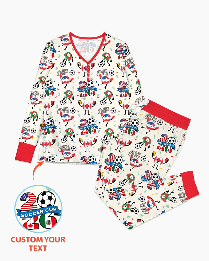 Vorlage Bambus Damen Pyjama Set