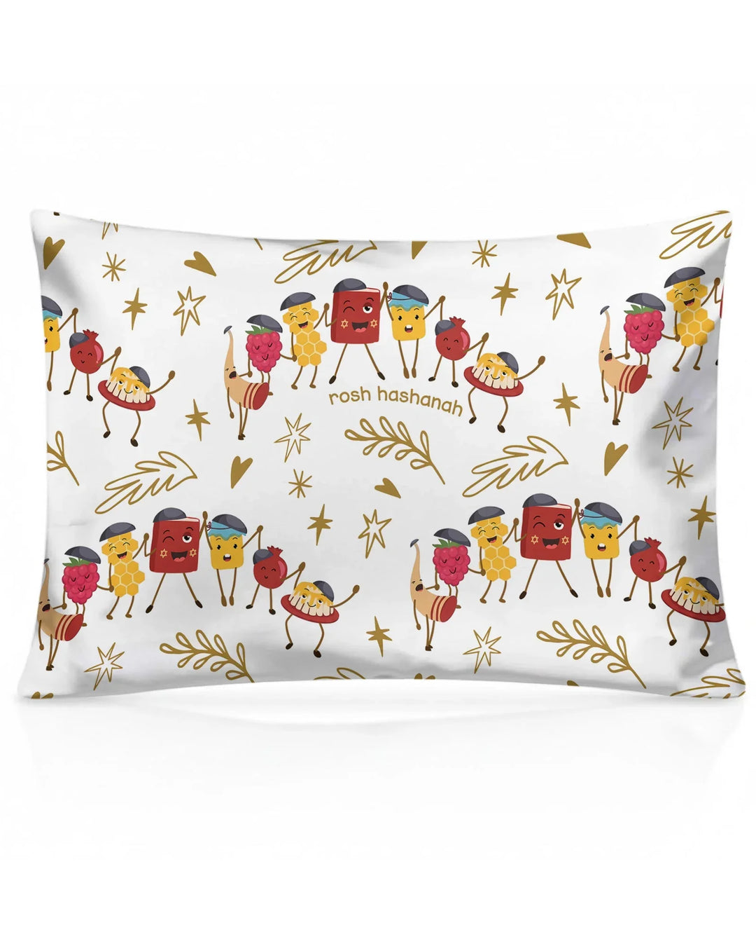 Let's Celebrate Rosh Hashanah Bamboo Pillow Case