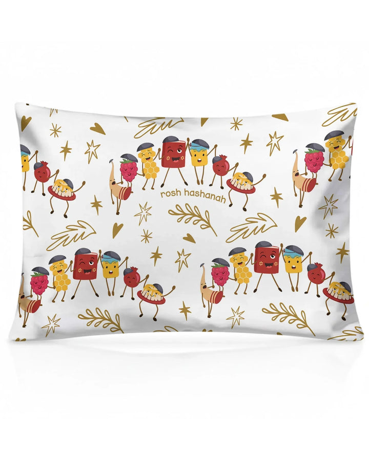Let's Celebrate Rosh Hashanah Bamboo Pillow Case