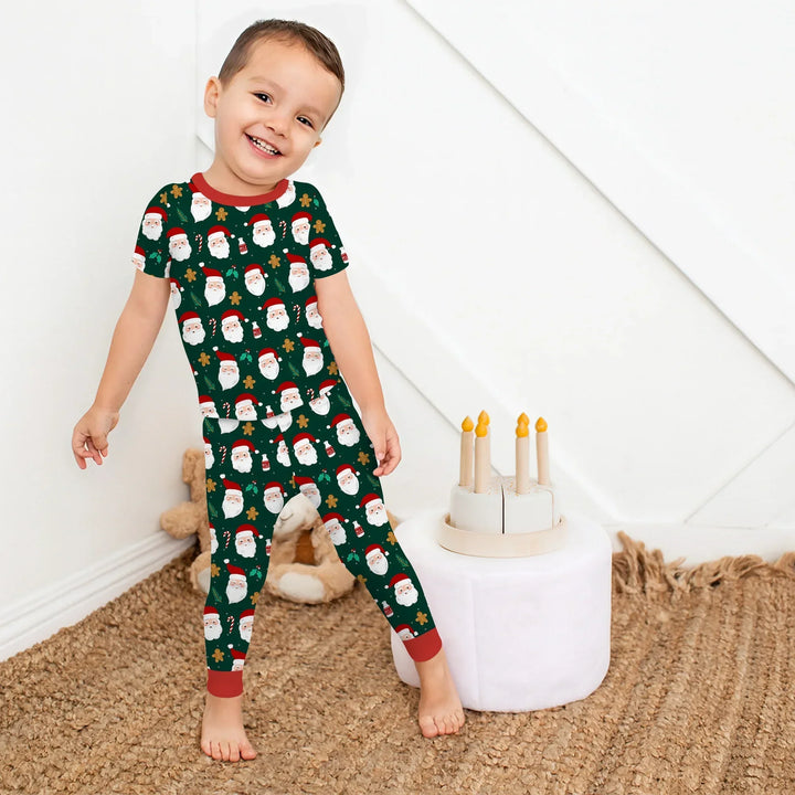 Zweiteiliges, kurzärmliges Pyjama-Set mit Marienkäfern