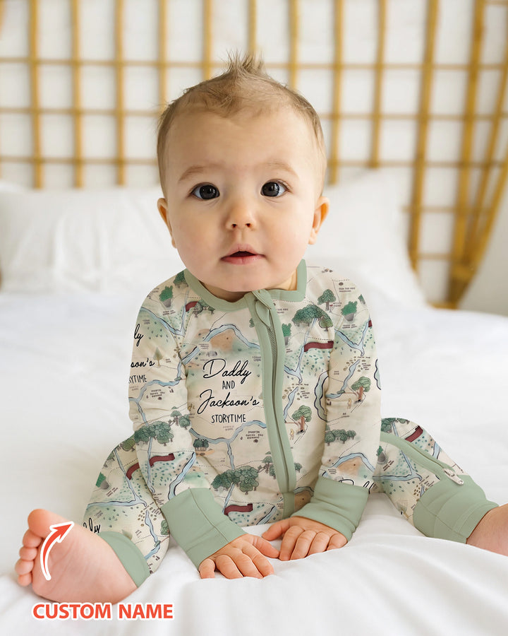 Mommy Daddy And Me Bedtime Story Family Matching Bamboo Convertible Zippy