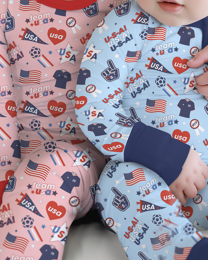 Soccer Party Team USA Bamboo Convertible Zippy