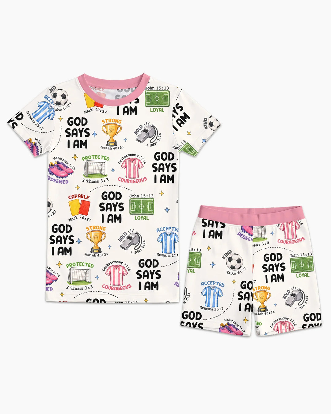 Schlafanzug-Set zweiteilig, kurze Ärmel, kurze Hose, Bambus