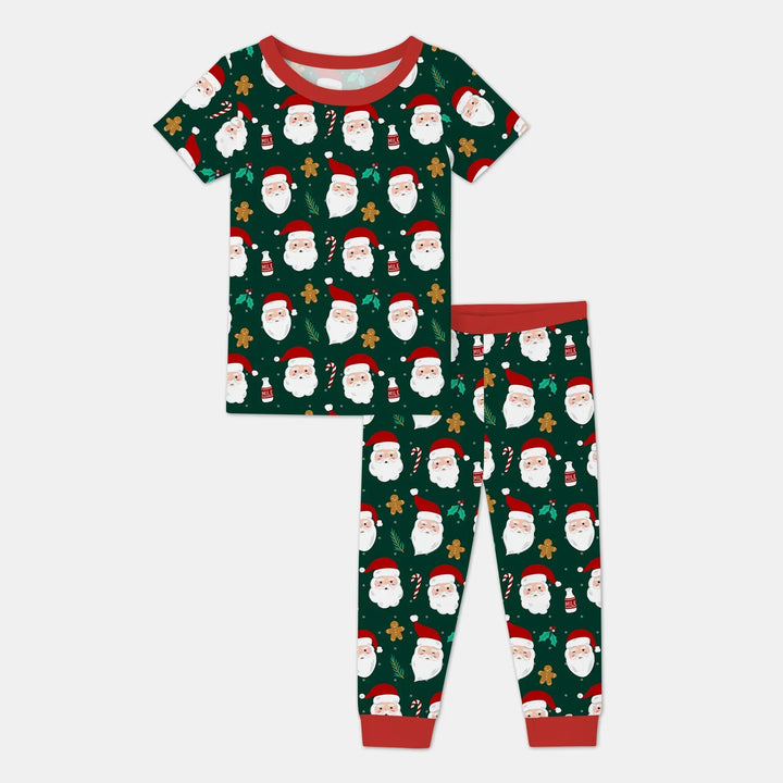 Zweiteiliges, kurzärmliges Pyjama-Set mit Marienkäfern