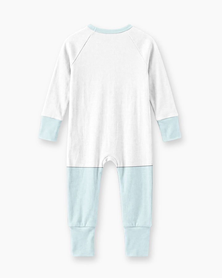 Gerippte Babykleidung mit individuellem Foto - Weich &amp; Skizzenhaft