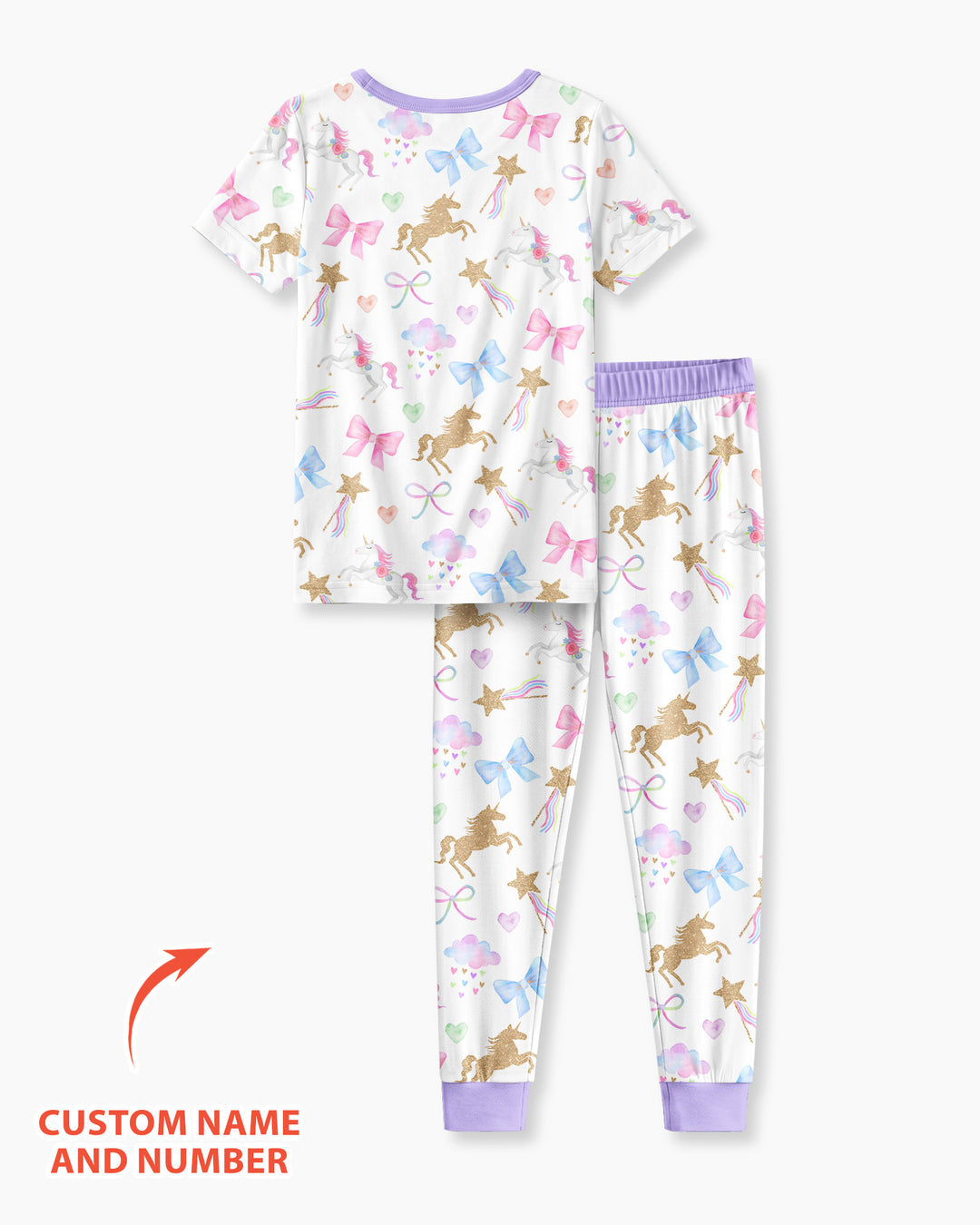 Zweiteiliges, kurzärmliges Pyjama-Set mit Marienkäfern