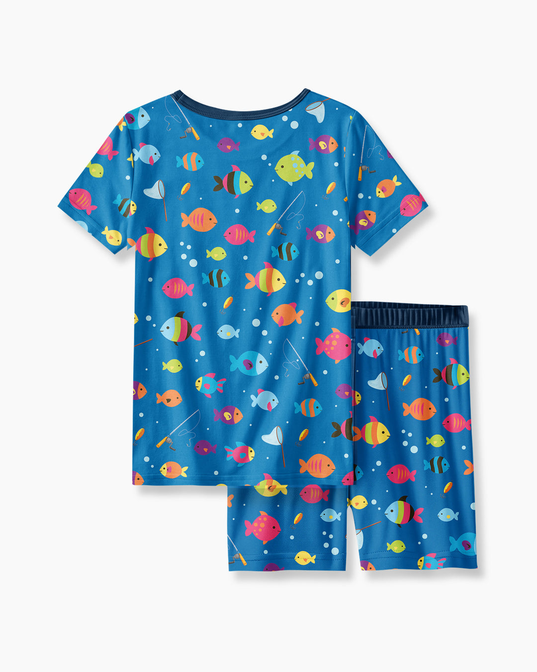 Schlafanzug-Set zweiteilig, kurze Ärmel, kurze Hose, Bambus