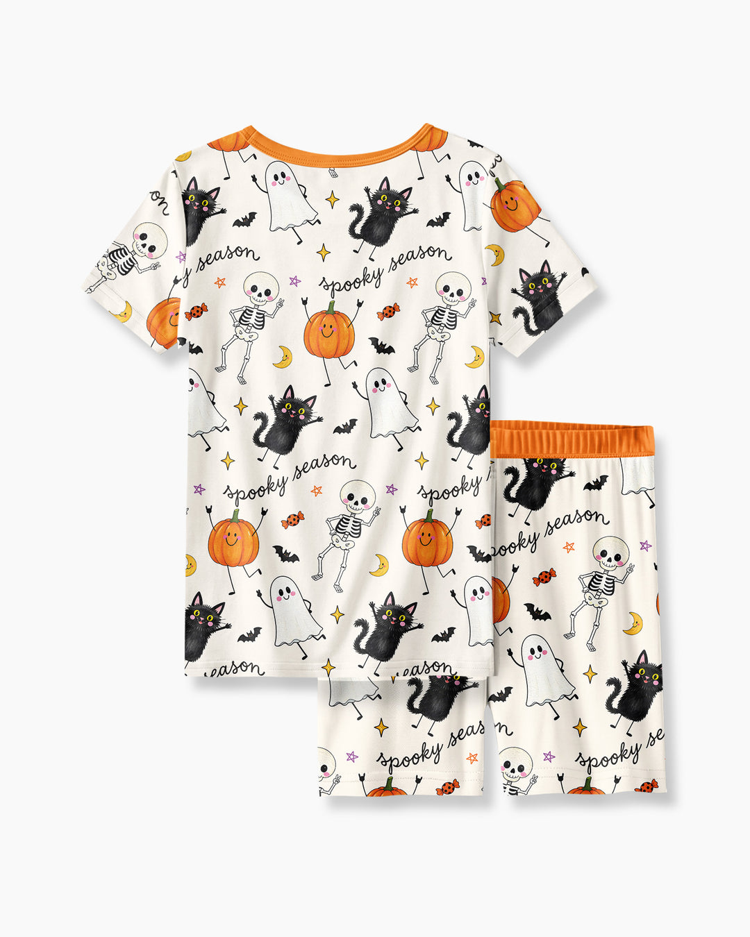 Schlafanzug-Set zweiteilig, kurze Ärmel, kurze Hose, Bambus