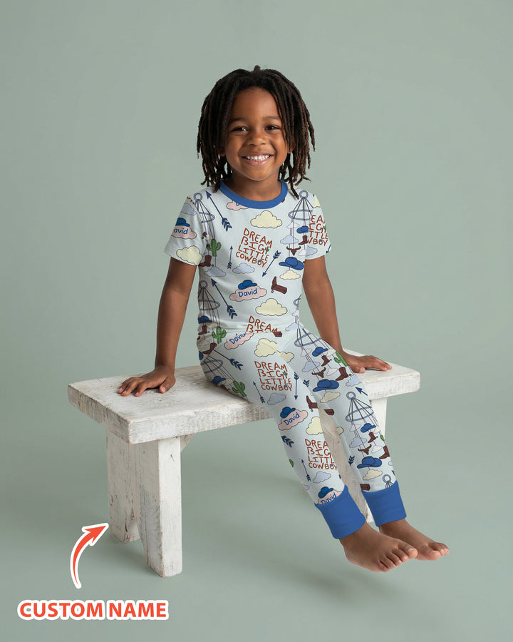 Zweiteiliges, kurzärmliges Pyjama-Set mit Marienkäfern