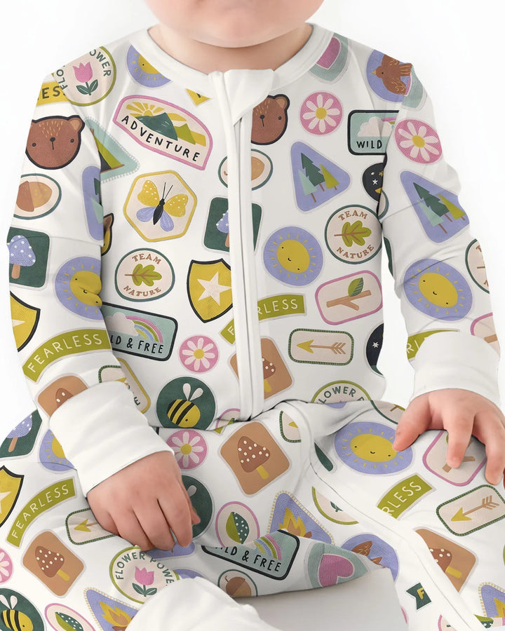 Gerippte Babykleidung mit individuellem Foto - Weich &amp; Skizzenhaft