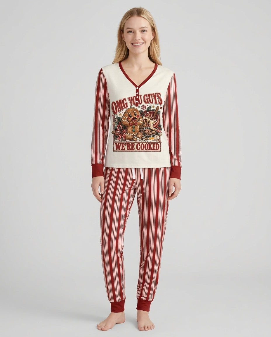 You Guys We're Cooked Bamboo Women Pajama Set