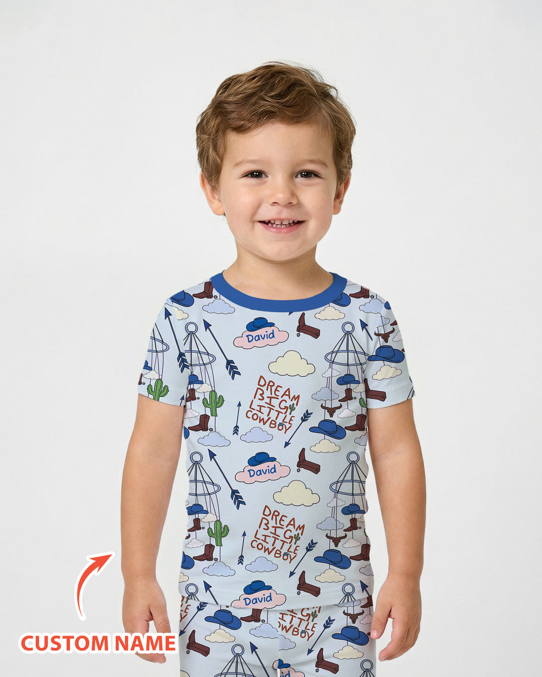 Zweiteiliges, kurzärmliges Pyjama-Set mit Marienkäfern
