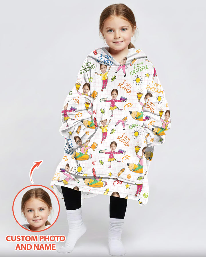 Benutzerdefinierter Bambus-Deckenhoodie (Vorlage)