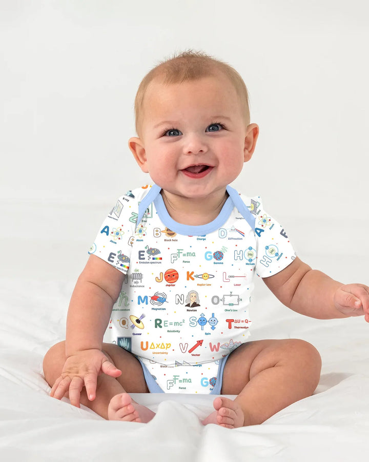 The Physics Alphabet Bamboo Bodysuit