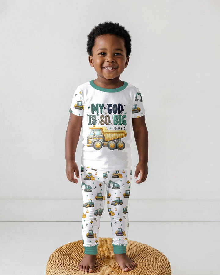 Zweiteiliges, kurzärmliges Pyjama-Set mit Marienkäfern