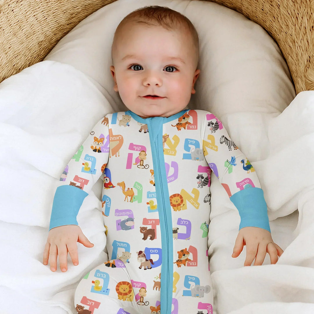 Gerippte Babykleidung mit individuellem Foto - Weich &amp; Skizzenhaft