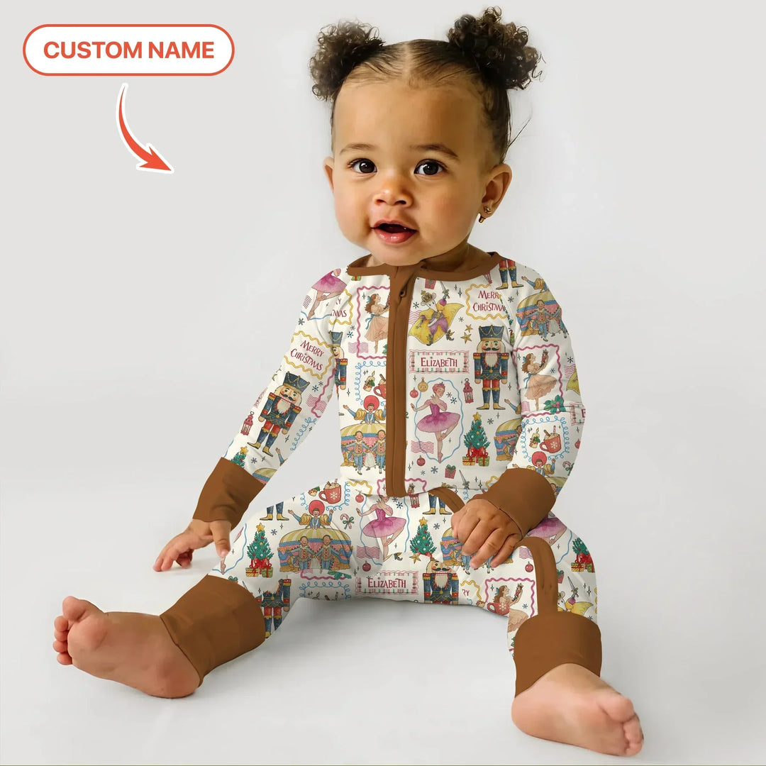 Gerippte Babykleidung mit individuellem Foto - Weich &amp; Skizzenhaft