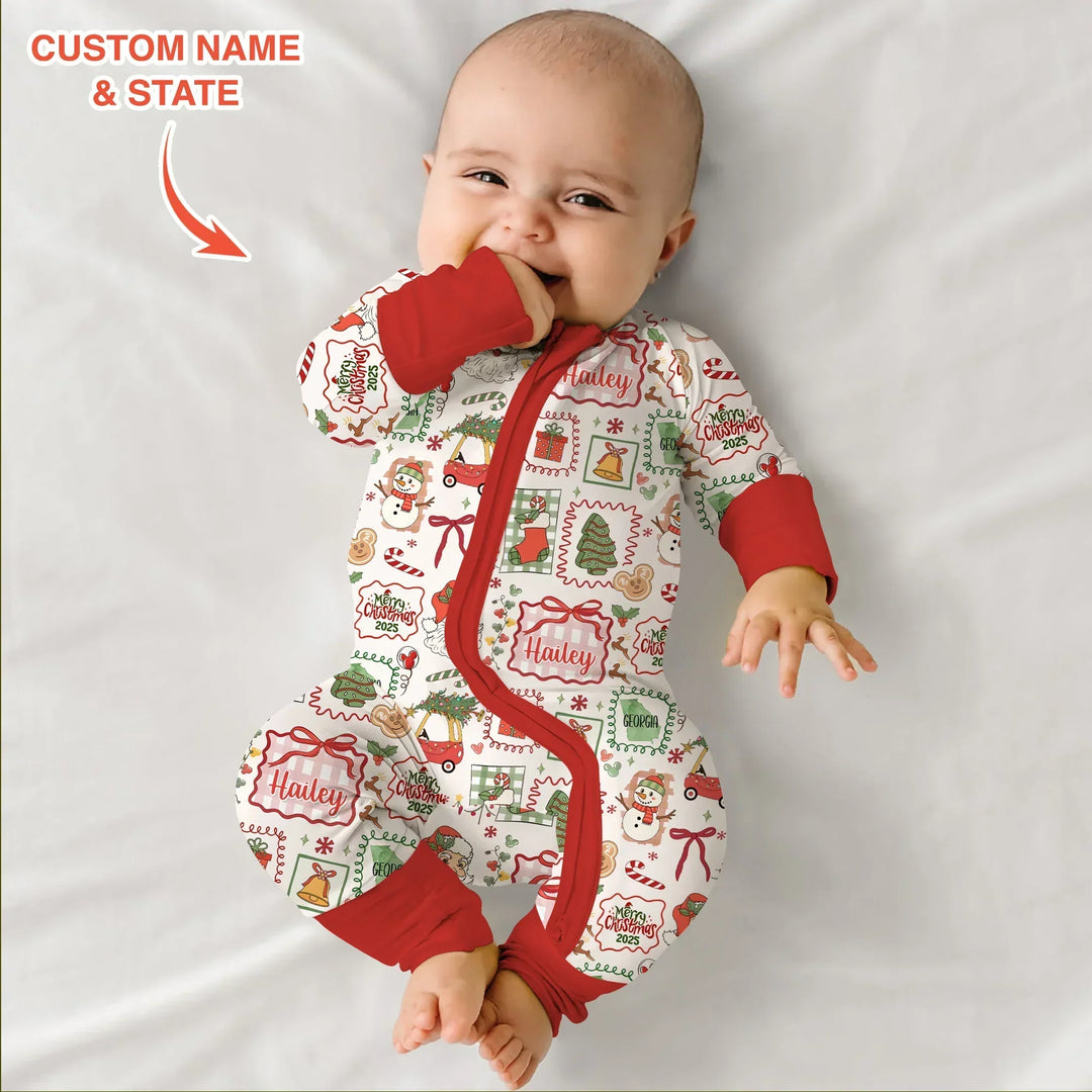 The Little Retro Dreamer Merry Christmas 2025 Convertible Zippy , The Little Retro Dreamer Merry Christmas 2025 Convertible Zippy - 0-3M
