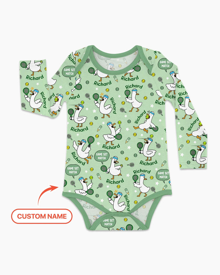 Gerippte Babykleidung mit individuellem Foto - Weich &amp; Skizzenhaft