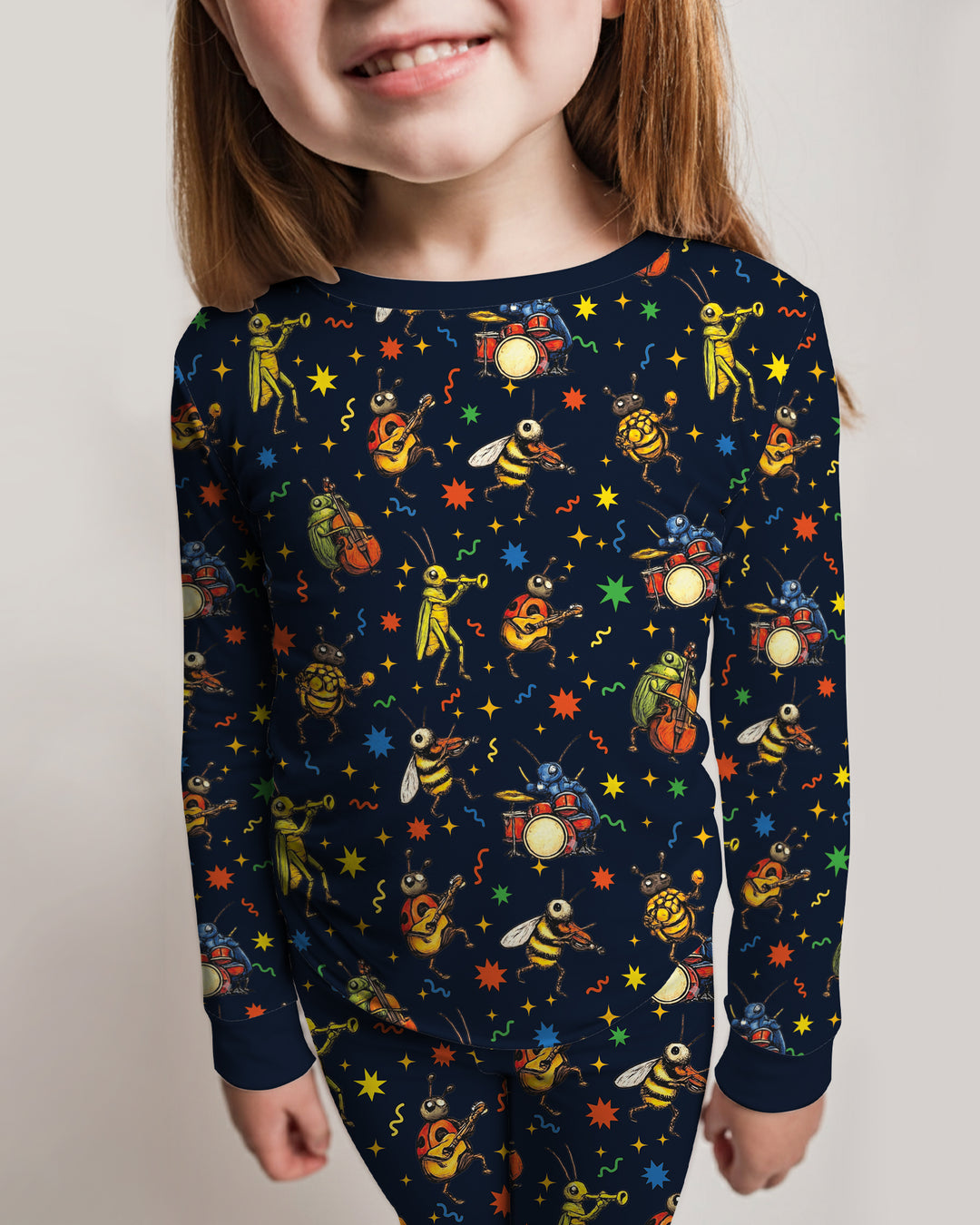 Bug Orchestra Bamboo Two Piece Long Sleeve Pajama Set