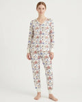 Vorlage Bambus Damen Pyjama Set