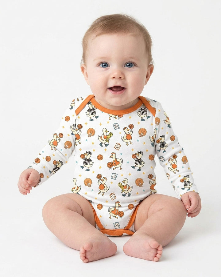 Gerippte Babykleidung mit individuellem Foto - Weich &amp; Skizzenhaft