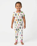 God Says I Am Soccer Bamboo Two Piece Short Sleeve Pajama Set