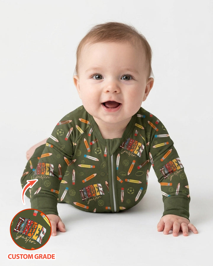Gerippte Babykleidung mit individuellem Foto - Weich &amp; Skizzenhaft