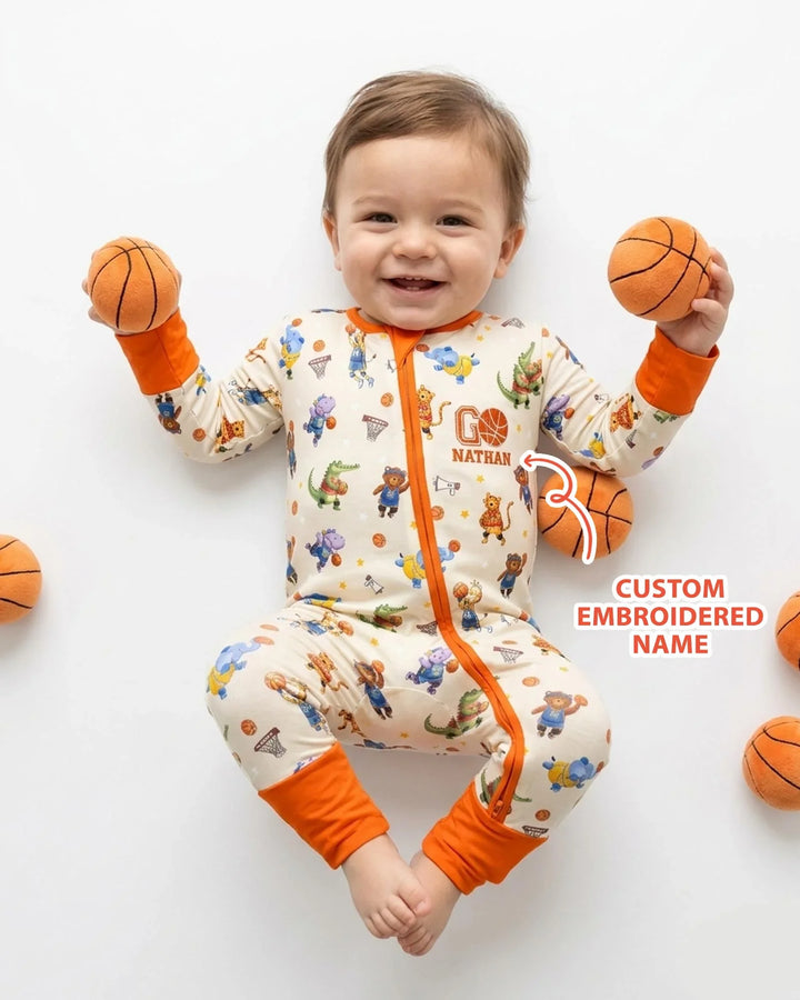 Gerippte Babykleidung mit individuellem Foto - Weich &amp; Skizzenhaft