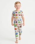 Zweiteiliges, kurzärmliges Pyjama-Set mit Marienkäfern