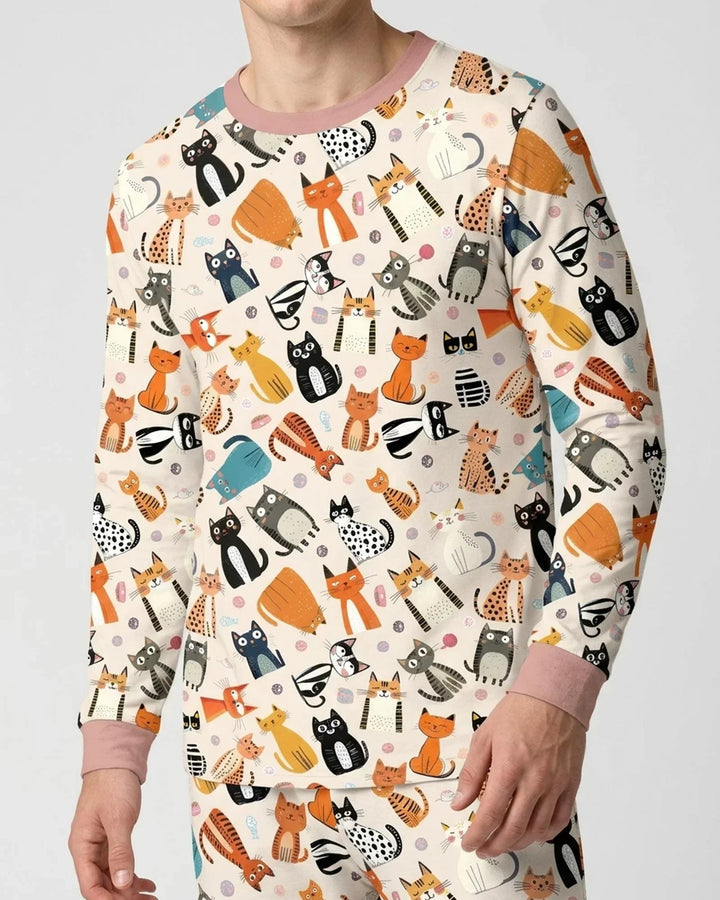 Vorlage Herren-Pyjama-Set