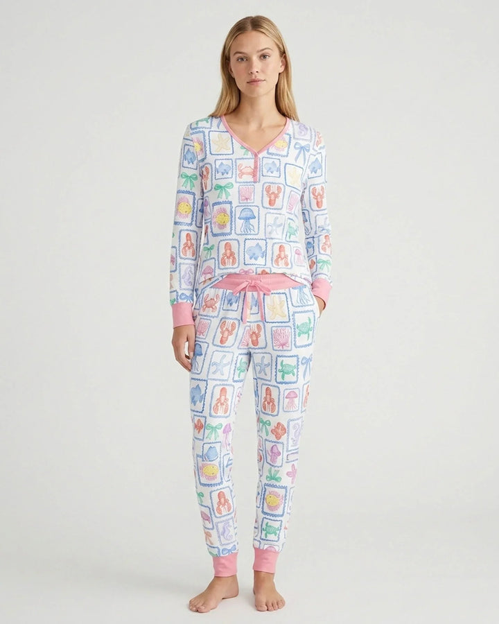 Vorlage Bambus Damen Pyjama Set