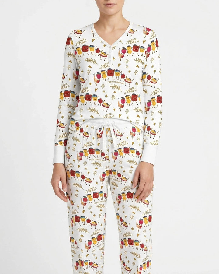 Vorlage Bambus Damen Pyjama Set