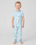 Zweiteiliges, kurzärmliges Pyjama-Set mit Marienkäfern