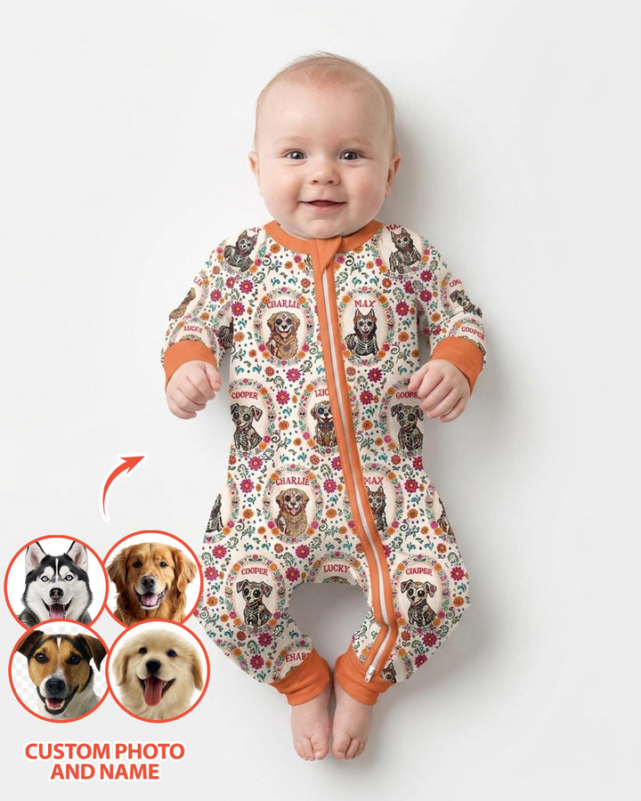 Hispanic Floral Dog Bamboo Convertible Zippy