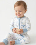 Mommy and Me Matching Embroidered Baby Bamboo Convertible Zippy