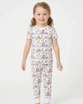 Zweiteiliges, kurzärmliges Pyjama-Set mit Marienkäfern