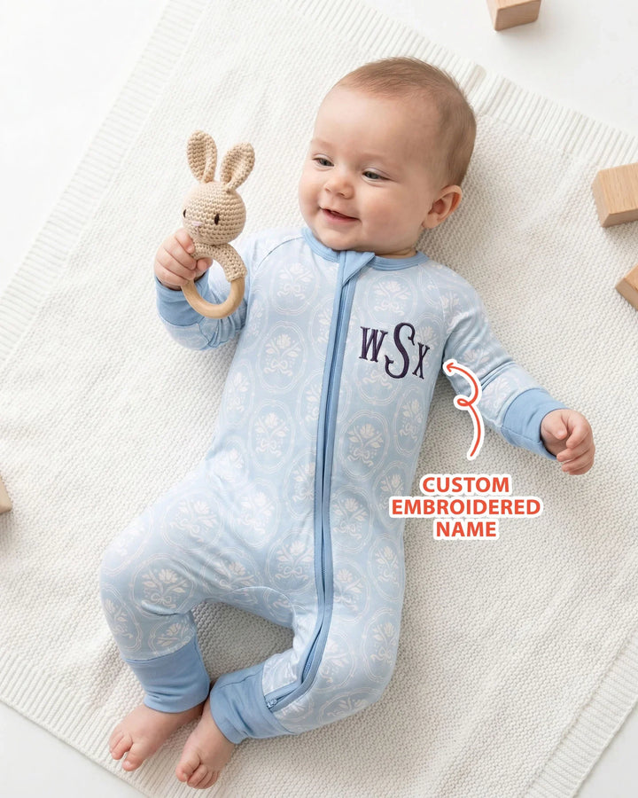 Gerippte Babykleidung mit individuellem Foto - Weich &amp; Skizzenhaft