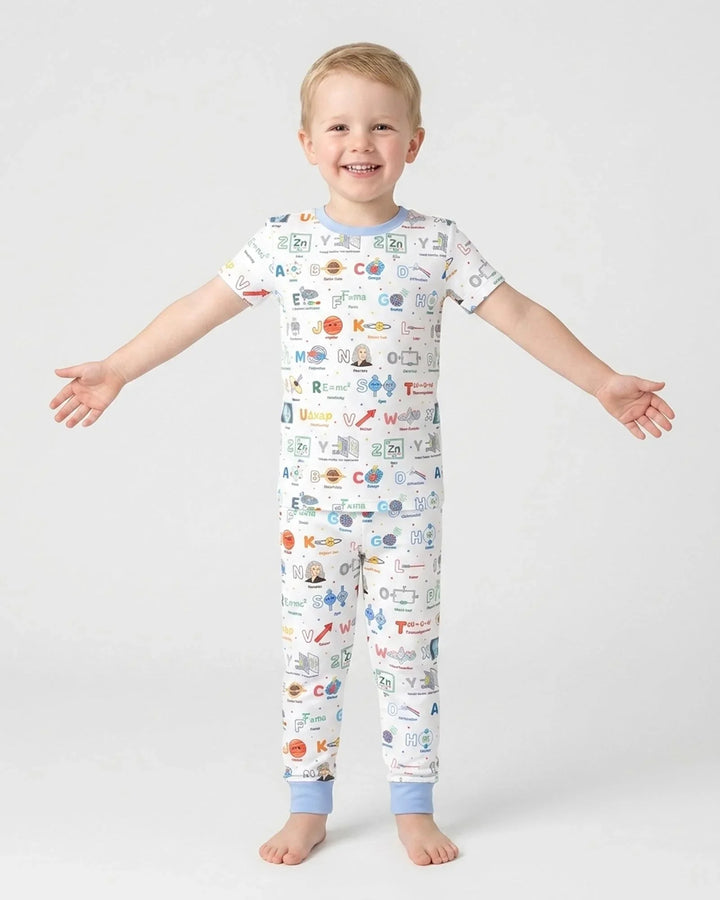 Zweiteiliges, kurzärmliges Pyjama-Set mit Marienkäfern