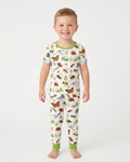 Zweiteiliges, kurzärmliges Pyjama-Set mit Marienkäfern