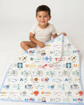 The Physics Alphabet Bamboo Blanket