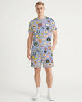 Little Explorer Bamboo Men Short Sleeve Short Pajama Set