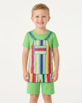 Tiny Little Chef Bamboo Two Piece Short Sleeve Shorts Pajama Set