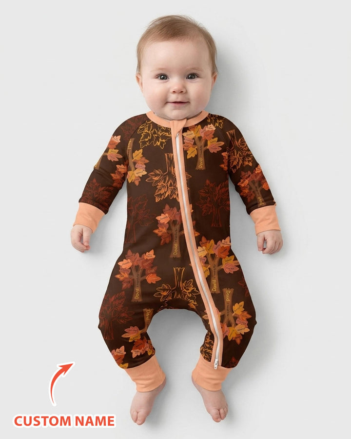 Custom Thanksgiving Tree Bamboo Convertible Zippy