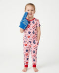 Soccer Party Team USA Bamboo Two Piece Short Sleeve Pajama Set