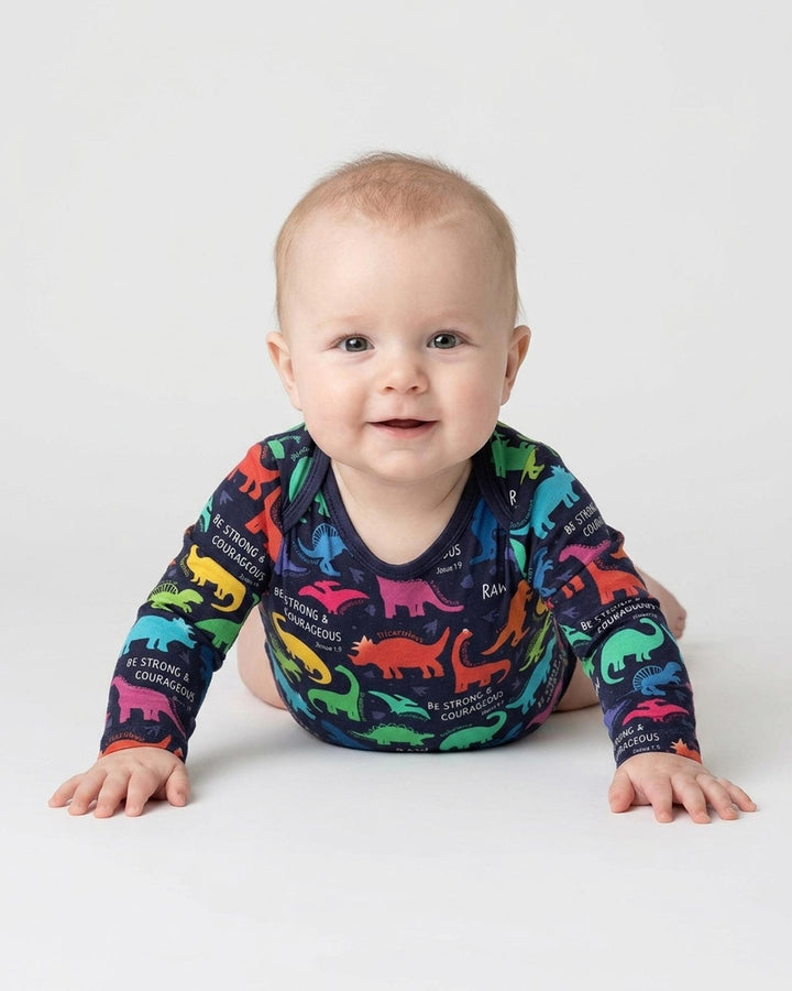 Gerippte Babykleidung mit individuellem Foto - Weich &amp; Skizzenhaft