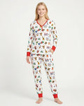 Vorlage Bambus Damen Pyjama Set
