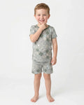 A Moment Of Science Bamboo Two Piece Short Sleeve Shorts Pajama Set