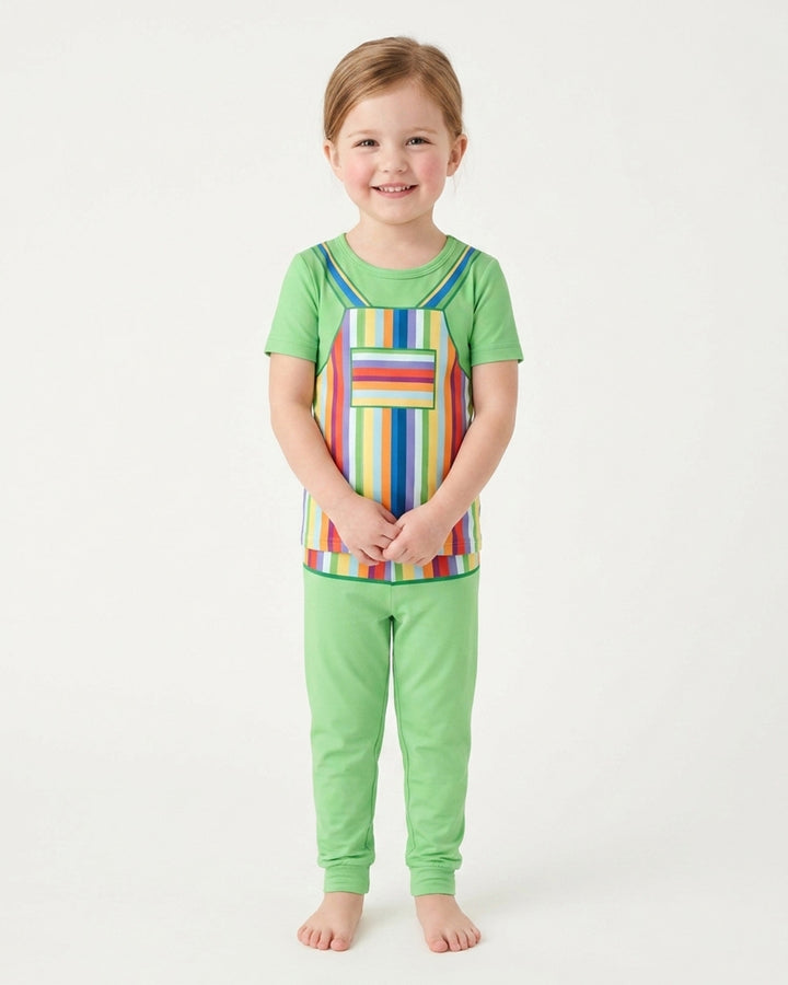 Tiny Little Chef Bamboo Two Piece Short Sleeve Pajama Set