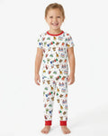 Zweiteiliges, kurzärmliges Pyjama-Set mit Marienkäfern